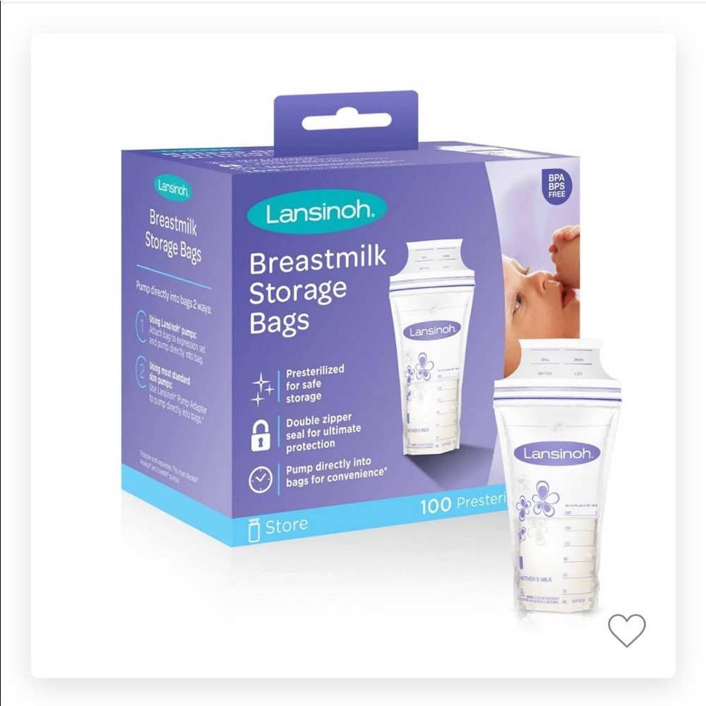 Lansinoh / Medela storage milk bag 100 pcs